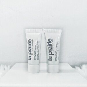 2 pcs Mini La Prairie White Caviar Illuminating Eye Serum & Eye Cream Set